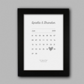 Thumbnail 2 - Personalised Anniversary Date Prints