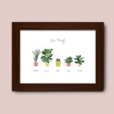 Thumbnail 4 - Personalised Houseplant Family Prints