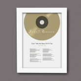 Thumbnail 2 - Personalised Vinyl Song Lyrics Print