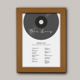 Thumbnail 5 - Personalised Vinyl Song Lyrics Print