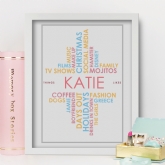 Thumbnail 1 - Personalised Likes Poster