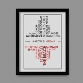 Thumbnail 3 - Personalised Couples Likes Poster