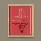 Thumbnail 8 - Personalised Couples Likes Poster