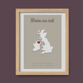 Thumbnail 3 - Personalised Where We Met Poster