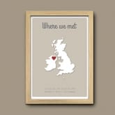 Thumbnail 5 - Personalised Where We Met Poster