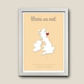 Thumbnail 7 - Personalised Where We Met Poster