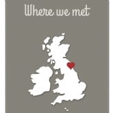 Thumbnail 8 - Personalised Where We Met Poster