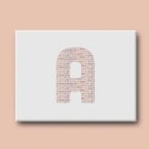Thumbnail 5 - Personalised Letter Canvas