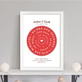 Thumbnail 2 - Personalised Anniversary Clock Print