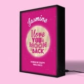 Thumbnail 3 - Love You to the Moon and Back Personalised Light Box