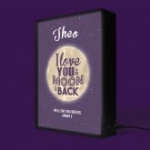 Thumbnail 5 - Love You to the Moon and Back Personalised Light Box