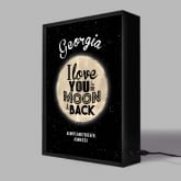 Thumbnail 8 - Love You to the Moon and Back Personalised Light Box