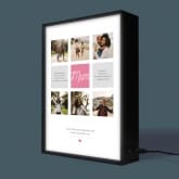 Thumbnail 2 - Personalised Mum Poem and Photo Memories Light Box