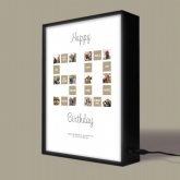 Thumbnail 2 - Personalised 50th Special Birthday Light Box