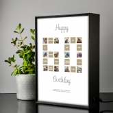 Thumbnail 1 - Personalised 60th Birthday Memories Light Box