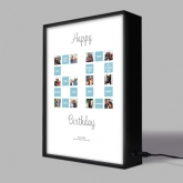 Thumbnail 2 - Personalised 60th Birthday Memories Light Box