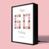 Thumbnail 3 - Personalised 60th Birthday Memories Light Box