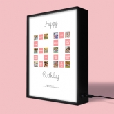 Thumbnail 3 - Personalised 60th Birthday Memories Light Box