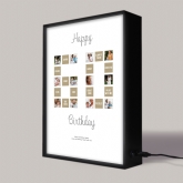 Thumbnail 4 - Personalised 60th Birthday Memories Light Box