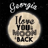 Thumbnail 10 - Personalised Love You to the Moon and Back Poster 