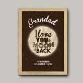 Thumbnail 9 - Personalised Love You to the Moon and Back Poster 