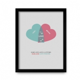 Thumbnail 9 - Personalised Couples Heart Venn Print 