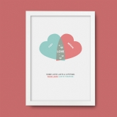 Thumbnail 5 - Personalised Couples Heart Venn Print 