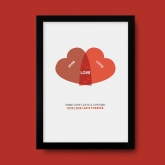 Thumbnail 6 - Personalised Couples Heart Venn Print 