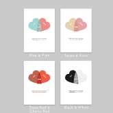 Thumbnail 7 - Personalised Couples Heart Venn Print 