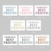 Thumbnail 11 - Personalised Best Friend  Teddy Bear