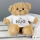 Thumbnail 1 - Personalised If You Need a Hug Teddy Bear