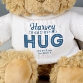 Thumbnail 2 - Personalised If You Need a Hug Teddy Bear