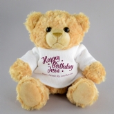 Thumbnail 1 - Personalised Happy Birthday Teddy Bear