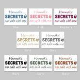 Thumbnail 11 - Personalised Secrets are Safe with Me Teddy Bear