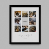 Thumbnail 3 - Personalised Cat Multi Photo and Quote Print 