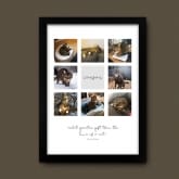 Thumbnail 2 - Personalised Cat Multi Photo and Quote Print 