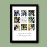 Thumbnail 2 - Personalised Dog Multi Photo and Quote Print 