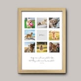 Thumbnail 4 - Personalised Dog Multi Photo and Quote Print 