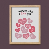 Thumbnail 3 - Personalised Reasons Why I Love You Print