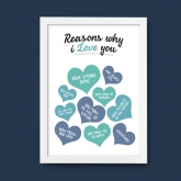 Thumbnail 3 - Personalised Reasons Why I Love You Print