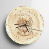 Thumbnail 5 - Personalised Family Tree Coat of Arms Clock