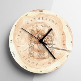 Thumbnail 8 - Personalised Family Tree Coat of Arms Clock