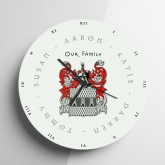 Thumbnail 7 - Personalised Coat of Arms Clock