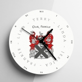 Thumbnail 6 - Personalised Coat of Arms Clock