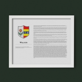 Thumbnail 4 - Modern Personalised Surname History and Coat of Arms Prints