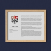 Thumbnail 8 - Modern Personalised Surname History and Coat of Arms Prints