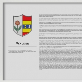 Thumbnail 9 - Modern Personalised Surname History and Coat of Arms Prints