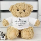Thumbnail 4 - Personalised All I Want For Christmas Teddy Bear
