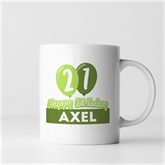 Thumbnail 3 - Personalised 21st Birthday Balloon Mug