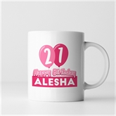 Thumbnail 7 - Personalised 21st Birthday Balloon Mug